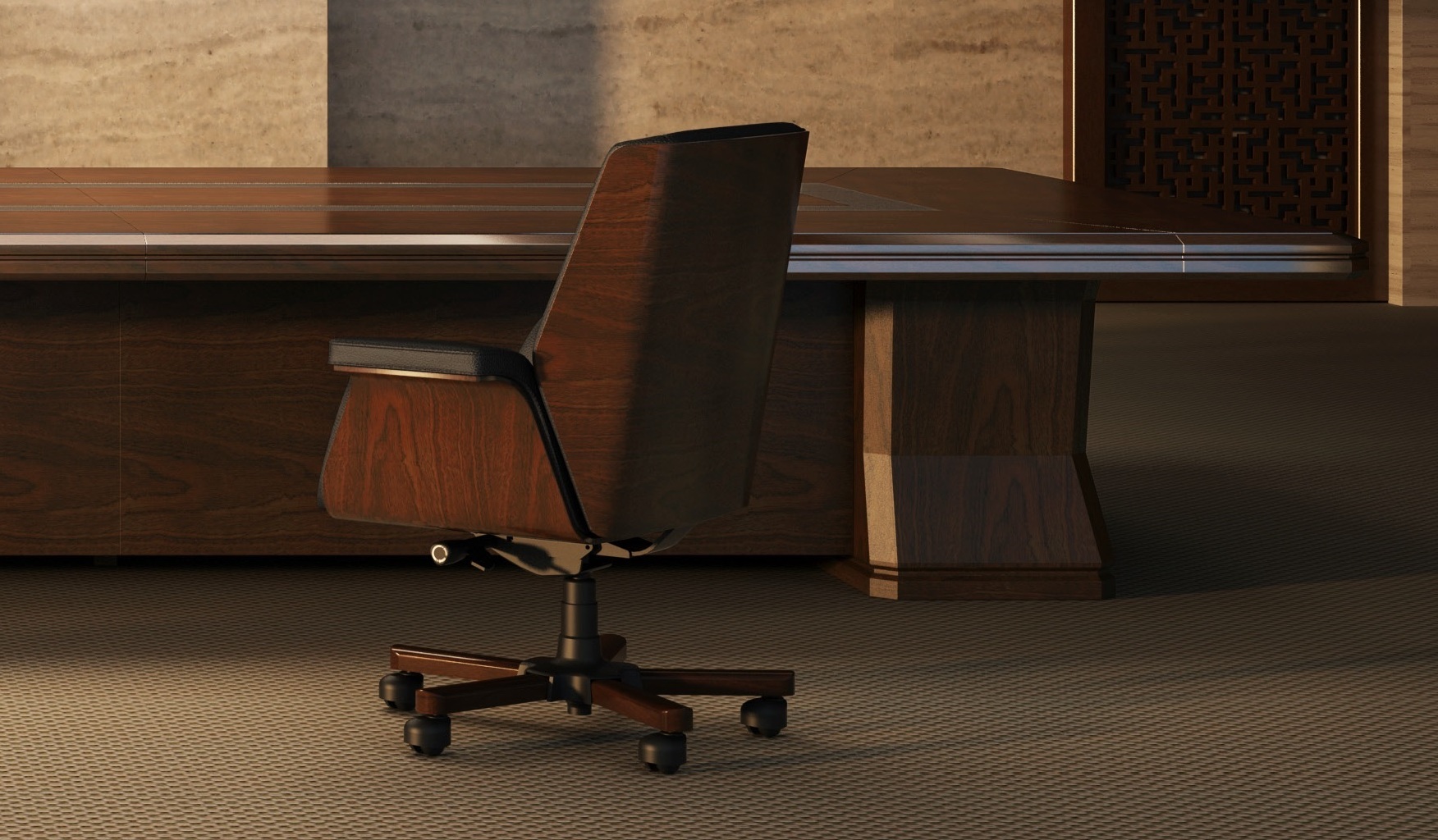 Wood Leather Office Chair Designs Wood Leather Office Chair Designs
