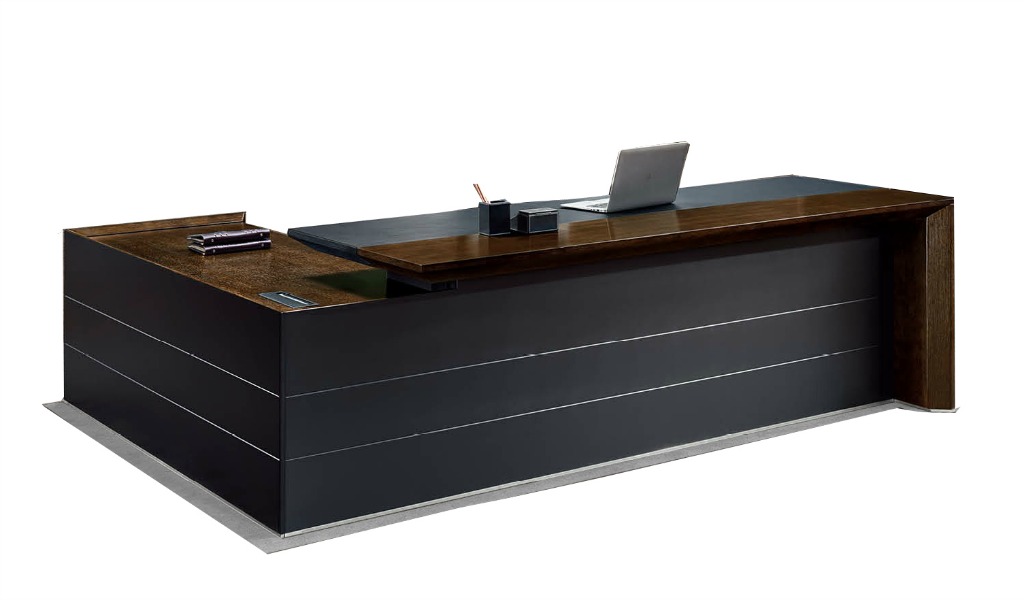 Office Table With Leather Top Luxury, Leather Office Desk