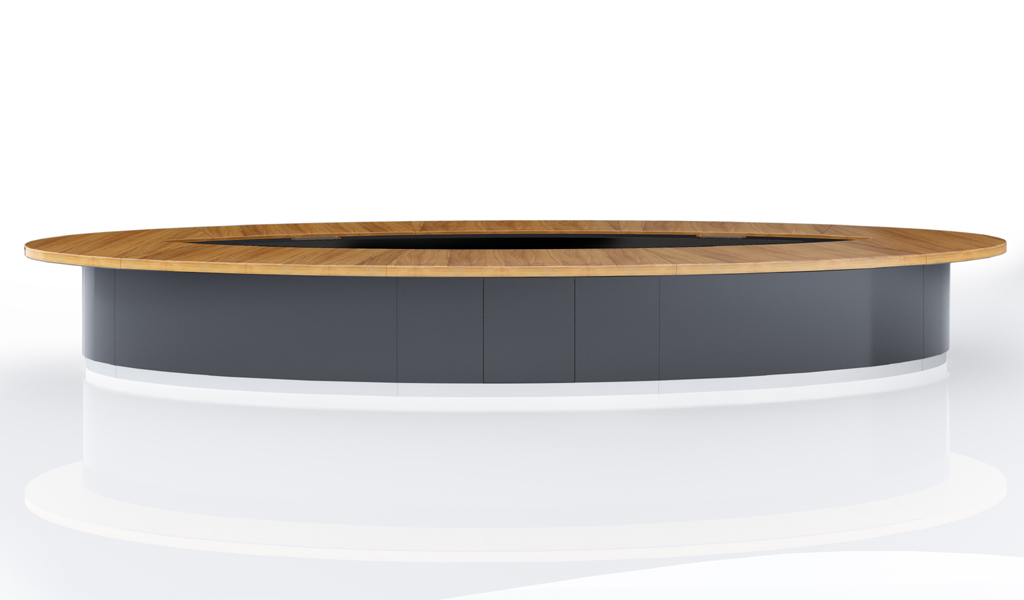 ‘Elipsa’ 20 Feet Oval Shape Conference Table