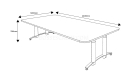 APO Conference Table in Laminate : BCCA-21