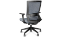 'Circa' Chair In Acqua Gray With Adjustable Lumbar Support