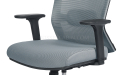 'Circa' Chair In Acqua Gray With Adjustable Lumbar Support