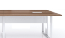 'Linz' 9 Feet Meeting Table In Cass Walnut Laminate