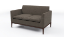 'Pluto' Two Seater Compact Office Sofa In Fabric