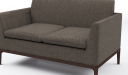 'Pluto' Two Seater Compact Office Sofa In Fabric