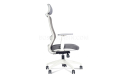 high back office chair with white frame