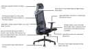 Black Executive Chair With Adjustable Back Support