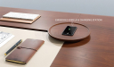 'Rodolfo' Italian Series Office Desk In Walnut Veneer