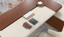 'Rodolfo' Italian Series Office Table In Walnut Veneer