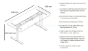 'Up-One' Motorized Sit Stand Work Desk