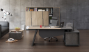 'Spiro' Office Desk In Light Oak Laminate