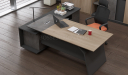 'Spiro' Office Desk In Light Oak Laminate