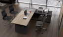 'Spiro' Office Desk In Light Oak Laminate