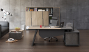 'Spiro' Office Desk In Light Oak Laminate