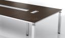 'Eazy' 12 Feet Conference Table In Dark Oak Veneer