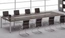 'Eazy' 12 Feet Conference Table In Dark Oak Veneer