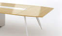 'Kross' 12 Feet Modern Conference Table In Maple Veneer