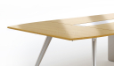 'Kross' 12 Feet Modern Conference Table In Maple Veneer