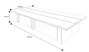 shop drawing of12 feet leading series conference table