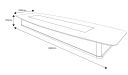 21 feet long conference table shop drawing