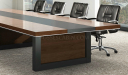 'Lexon' 12 Feet Conference Table In Walnut