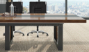 'Lexon' 12 Feet Conference Table In Walnut