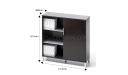 eazy two door file cabinet with dimensions