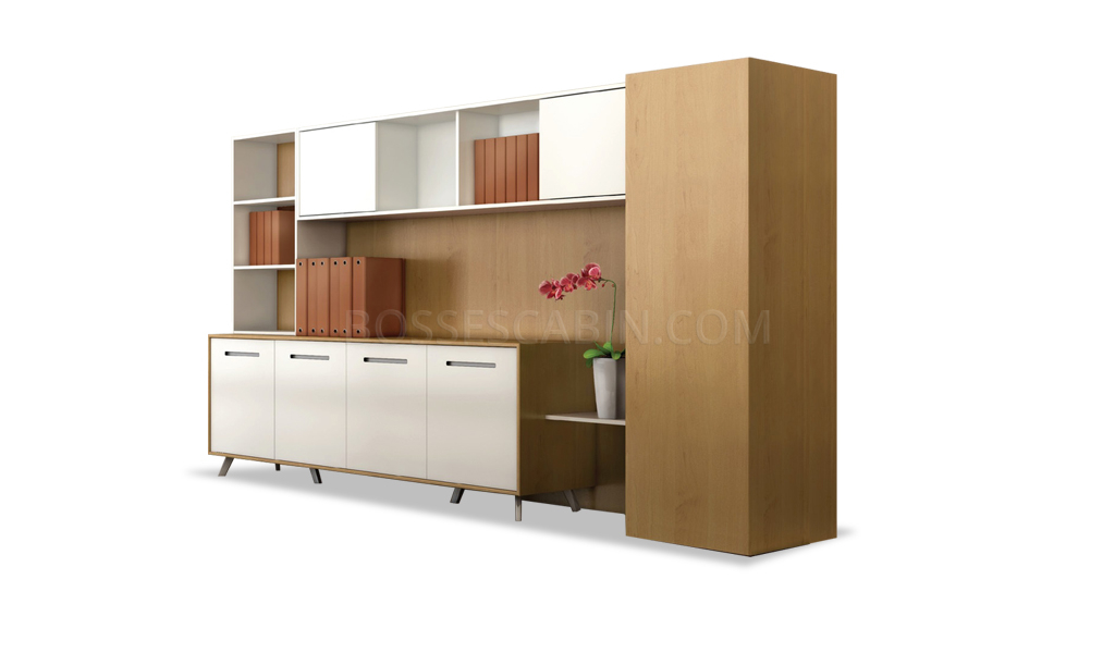 Premium 12 Feet Wide Office Cabinet & Book Case: Bossescabin.com