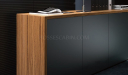 'Status' Office Credenza In Zebra Veneer