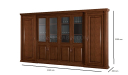 large office cabinet and bookshelf with dimensions