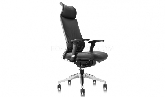 Vertu Executive Chair In Black Leather