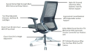 'Vertu' Ergonomic Office Chair With Synchro Tilt