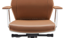 'Coupe' Executive Office Chair In Tan Leather