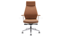 'Coupe' Executive Office Chair In Tan Leather