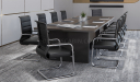 'Astra' Visitor's Chair In Artificial Leather