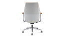 'Coupe' Medium Back Office Chair In Tan Leather