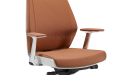 'Coupe' Medium Back Office Chair In Tan Leather