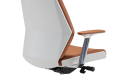 'Coupe' Medium Back Office Chair In Tan Leather