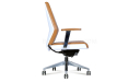 Coupe Office Chair In Tan Leather