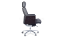 'Baron' Leather Office Chair With Headrest