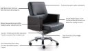 'Baron' Leather Office Chair