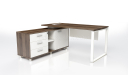 Linz 5 Feet Office Desk With Side Cabinet