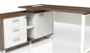 Linz 5 Feet Office Desk With Side Cabinet