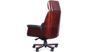 'Imperial' Chesterfield Office Chair In Black Leather