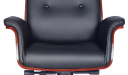 'Imperial' Chesterfield Office Chair In Black Leather