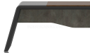 'Inspira' Office Desk In Walnut Laminate