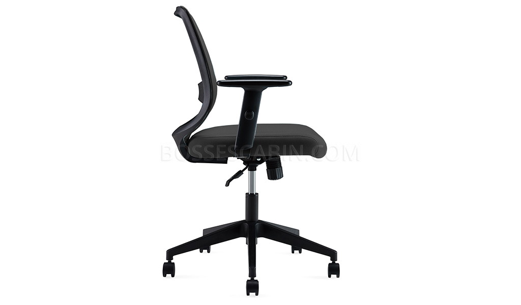 Shield Mesh Back Task Chair With Lumbar Support Boss sCabin