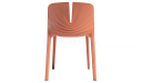 'Plis' Stackable Unibody Plastic Chair