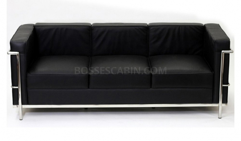 Core Leather Office Sofa With Steel Frame 3 Seater Boss s Cabin