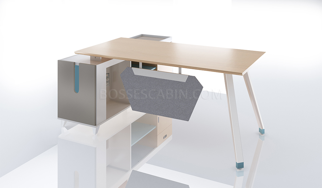 Lido 6 Feet Desk In Light Oak Modern Office Desks Online Boss